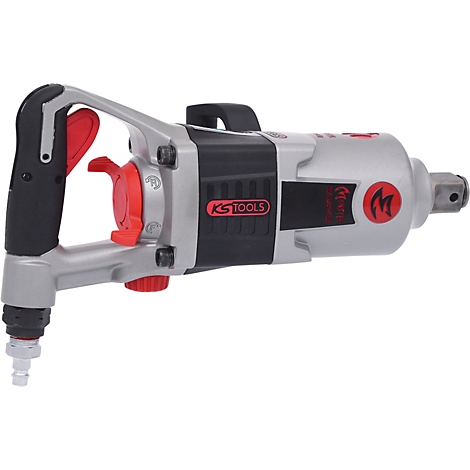 Druckluftschrauber in Grau-Schwarz mit roter Akzenten. Aufdruck "KS TOOLS".